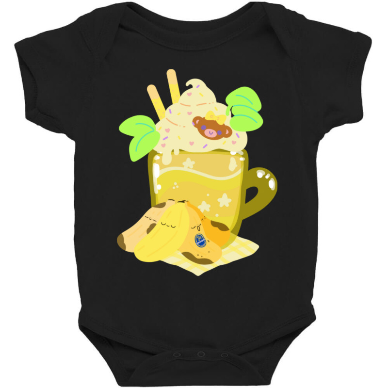 Monkey Banana Milkshake Baby Bodysuit by Kemriban527 | Artistshot