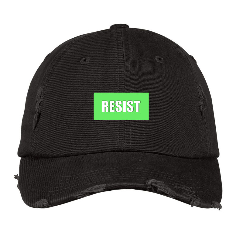 Resist Protest Products (green) Vintage Cap | Artistshot