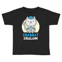 Shabbat Shalom Cat Lover Holy Day Judaism Yom Kippur T Shirt Toddler T-shirt | Artistshot