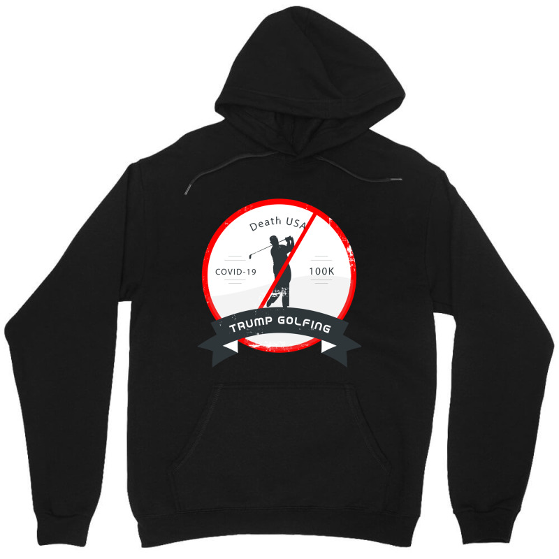 Stop Trump Golfing Unisex Hoodie | Artistshot