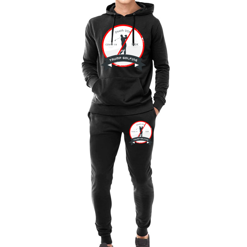 Stop Trump Golfing Hoodie & Jogger Set | Artistshot