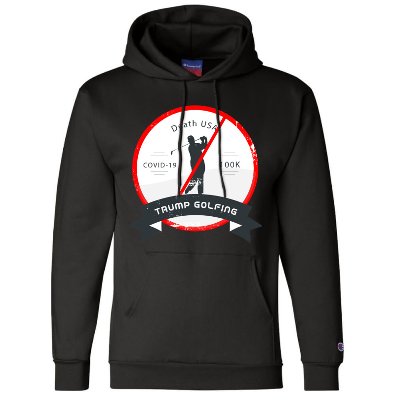 Stop Trump Golfing Champion Hoodie | Artistshot