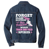 Track And Field Sport Runners, Funny Track Quotes College, Athletes Ru Men Denim Jacket | Artistshot