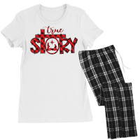 True Story Nativity Christmas Baby Jesus Manger Catholic T Shirt Women's Pajamas Set | Artistshot