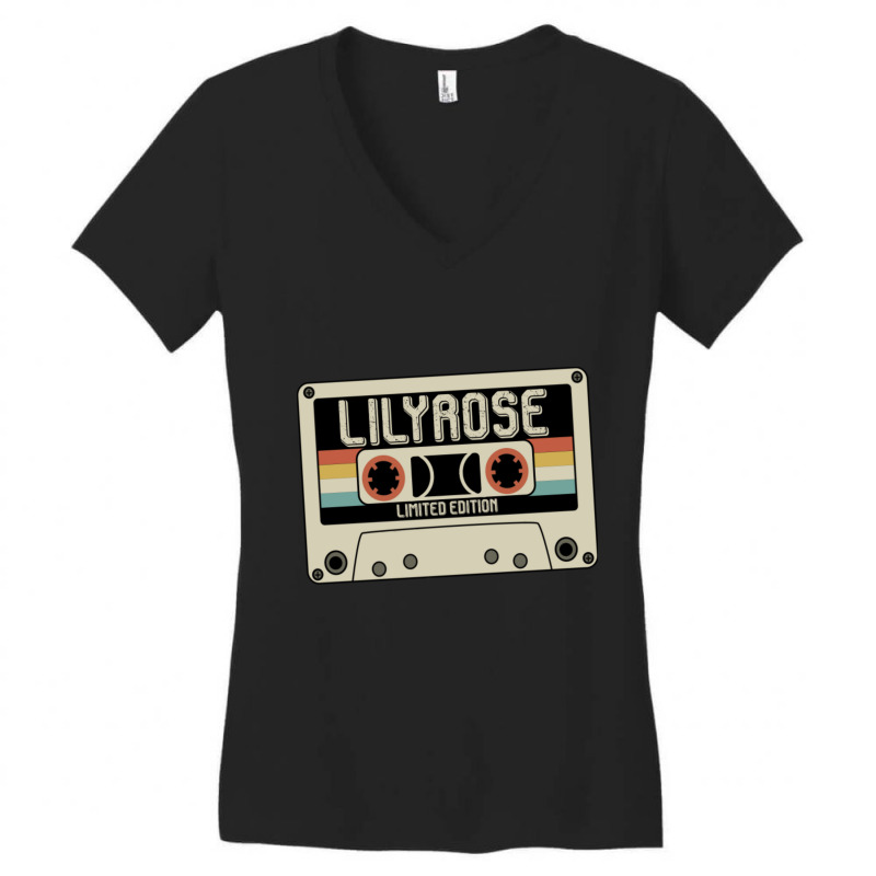 Lilyrose - Limited Edition - Vintage Style Women's V-Neck T-Shirt by cm-arts | Artistshot