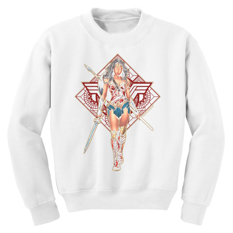 Wonder Woman Movie Warrior Pullover Hoodie Youth Sweatshirt | Artistshot