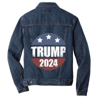 Trump 2024 Republican Pro Donald Trump Election Men Denim Jacket | Artistshot