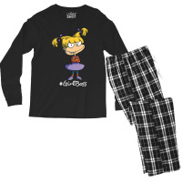 Mademark X Rugrats Angelica Pickles Girl Boss Rugrats Men's Long Sleeve Pajama Set | Artistshot