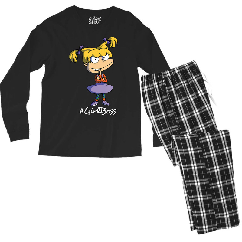 Mademark X Rugrats Angelica Pickles Girl Boss Rugrats Men's Long Sleeve Pajama Set by Kandurip541 | Artistshot