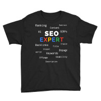 Website Ranking Marketing Manager Online Seo Expert T Shirt Youth Tee | Artistshot