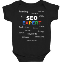 Website Ranking Marketing Manager Online Seo Expert T Shirt Baby Bodysuit | Artistshot