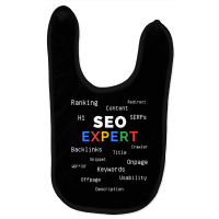 Website Ranking Marketing Manager Online Seo Expert T Shirt Baby Bibs | Artistshot