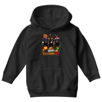 Black Lab Dog Halloween Merry Christmas Happy Hallothanksmas Youth Hoodie | Artistshot