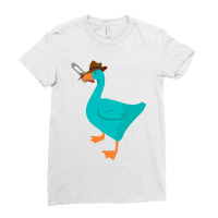 Duck With A Sword (2) Ladies Fitted T-shirt | Artistshot