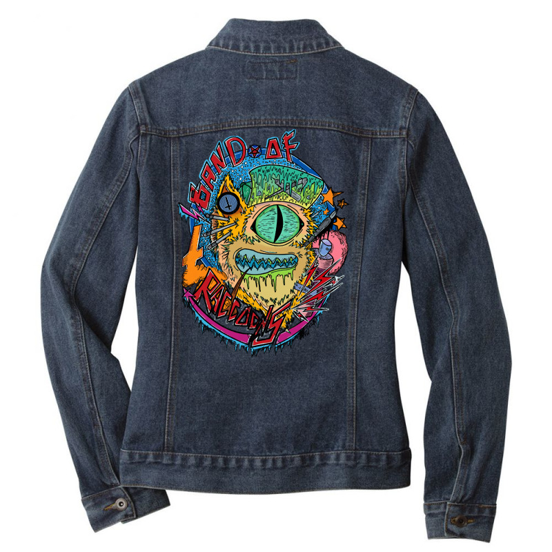 Raccoon Cyclop, Raccoon Cyclop Art, Raccoon Cyclop Vintage, Raccoon Cy Ladies Denim Jacket by SHYYTTR567 | Artistshot