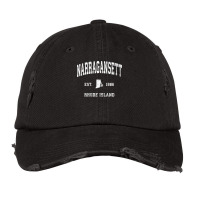 Womens Narragansett Rhode Island Ri Vintage Athletic Sports Design V N Vintage Cap | Artistshot