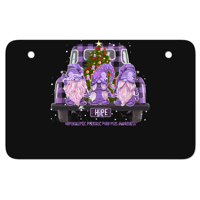 Hypokalemic Periodic Paralysis Awareness   Gnome Hope Christmas T Shir Atv License Plate | Artistshot