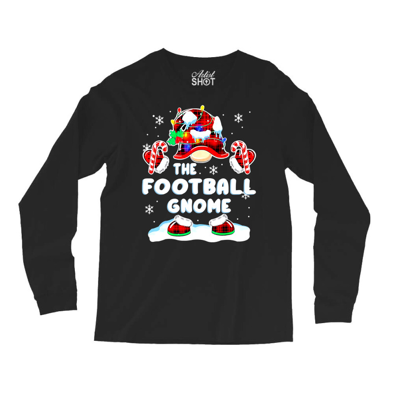 Football Football Gnome Red Plaid Gnomies Matching Family Christmas 97 Long Sleeve Shirts by coolquirrell | Artistshot