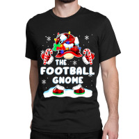 Football Football Gnome Red Plaid Gnomies Matching Family Christmas 97 Classic T-shirt | Artistshot