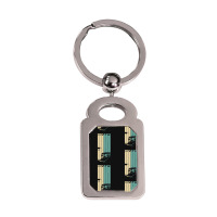 Wakeboard T  Shirt Wakeboard Gifts   Vintage 1980s Wakeboard T  Shirt Silver Rectangle Keychain | Artistshot