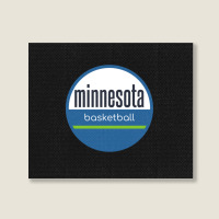 Minnesota Basketball-bchns Landscape Canvas Print | Artistshot