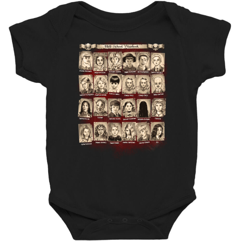 Hellschool Yearbook Baby Bodysuit by cm-arts | Artistshot