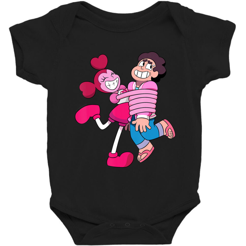 Steven Universe Spinel Loves Steven Baby Bodysuit by laughingtuy | Artistshot