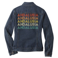 Andalusia T Shirt Ladies Denim Jacket | Artistshot