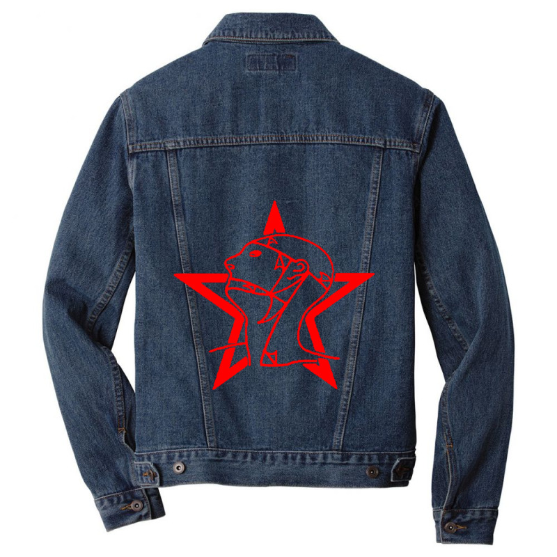 Red Popular Tsom Men Denim Jacket by ANGELAMASON | Artistshot