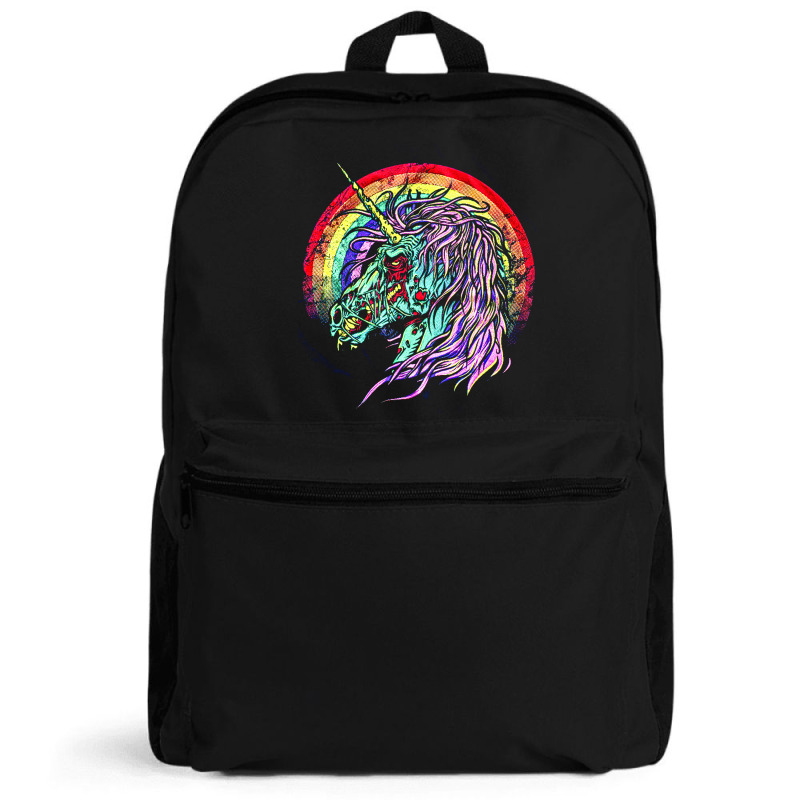 Zombie Unicorn, High Quality Microfiber, Zombie Unicorn Art, Zombie Un Backpack | Artistshot