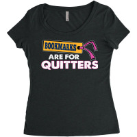 Bookmarks Are For Quitters Speed Reading T Shirt Women's Triblend Scoop T-shirt | Artistshot