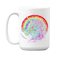 Zombie Unicorn, High Quality Microfiber, Zombie Unicorn Art, Zombie Un 15 Oz Coffee Mug | Artistshot