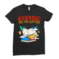 Book Reading Bookmarks Quote Reader Librarian T Shirt Ladies Fitted T-shirt | Artistshot