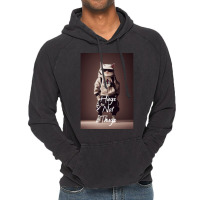 Hugs Not Thugs  Cool Cat Vintage Hoodie | Artistshot