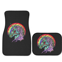 Zombie Unicorn, High Quality Microfiber, Zombie Unicorn Art, Zombie Un Full Set Car Mats | Artistshot