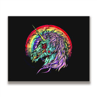 Zombie Unicorn, High Quality Microfiber, Zombie Unicorn Art, Zombie Un Metal Print Horizontal | Artistshot