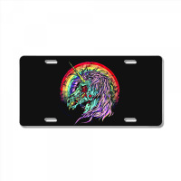 Zombie Unicorn, High Quality Microfiber, Zombie Unicorn Art, Zombie Un License Plate | Artistshot