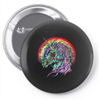 Zombie Unicorn, High Quality Microfiber, Zombie Unicorn Art, Zombie Un Pin-back Button | Artistshot