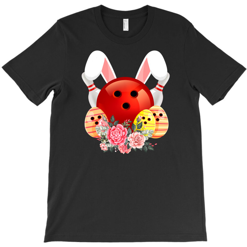 Bowling Easter Bunny Egg 2020 Rabbit Flowers Pascha Bowler T-Shirt by Haley1989 | Artistshot