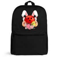 Bowling Easter Bunny Egg 2020 Rabbit Flowers Pascha Bowler Backpack | Artistshot