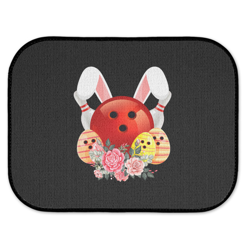 Bowling Easter Bunny Egg 2020 Rabbit Flowers Pascha Bowler Rear Car Mat by Haley1989 | Artistshot