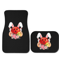 Bowling Easter Bunny Egg 2020 Rabbit Flowers Pascha Bowler Full Set Car Mats | Artistshot