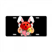 Bowling Easter Bunny Egg 2020 Rabbit Flowers Pascha Bowler License Plate | Artistshot