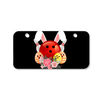 Bowling Easter Bunny Egg 2020 Rabbit Flowers Pascha Bowler Bicycle License Plate | Artistshot