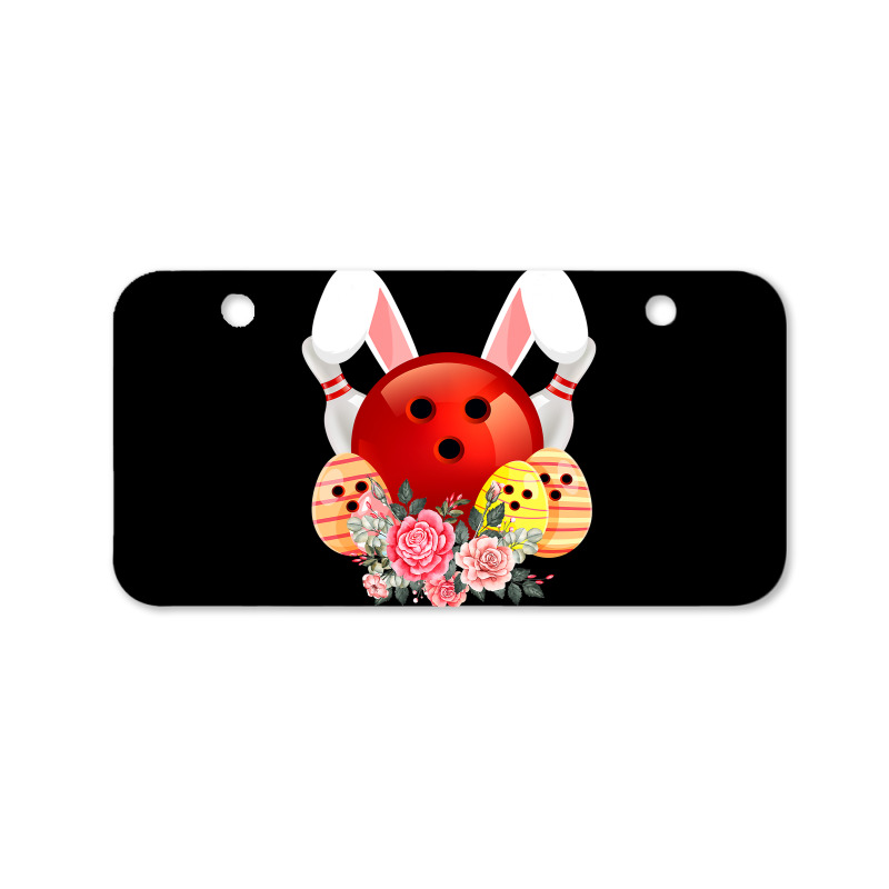 Bowling Easter Bunny Egg 2020 Rabbit Flowers Pascha Bowler Bicycle License Plate by Haley1989 | Artistshot