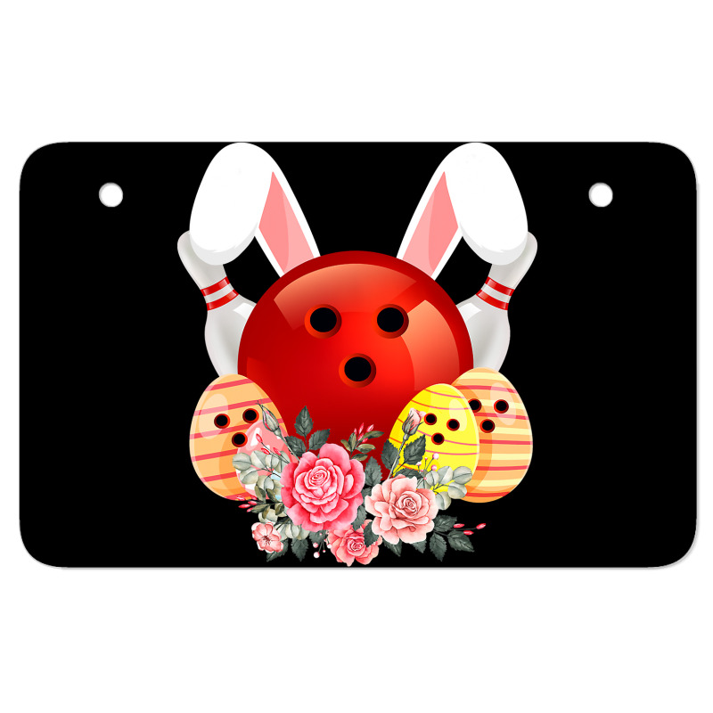 Bowling Easter Bunny Egg 2020 Rabbit Flowers Pascha Bowler ATV License Plate by Haley1989 | Artistshot