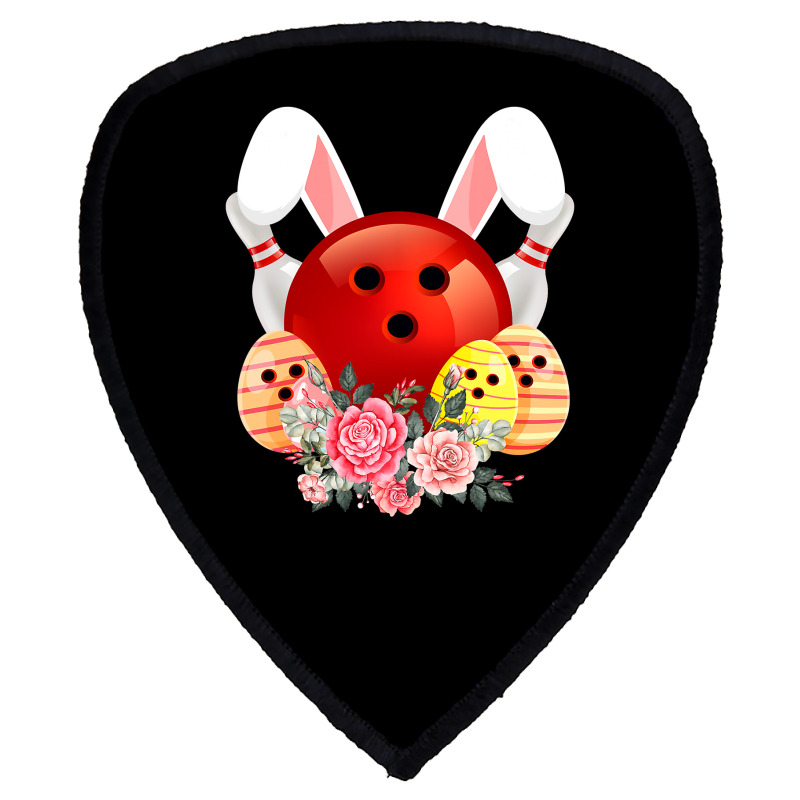 Bowling Easter Bunny Egg 2020 Rabbit Flowers Pascha Bowler Shield S Patch by Haley1989 | Artistshot