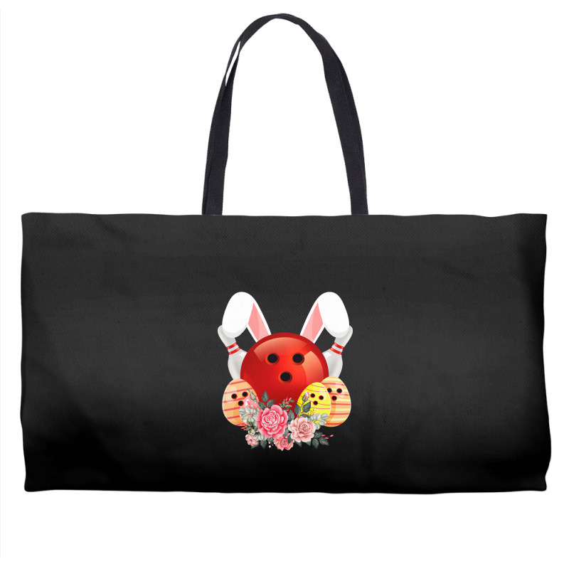 Bowling Easter Bunny Egg 2020 Rabbit Flowers Pascha Bowler Weekender Totes by Haley1989 | Artistshot