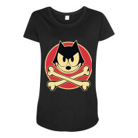 Hallo I Am The Cat Felix Maternity Scoop Neck T-shirt | Artistshot