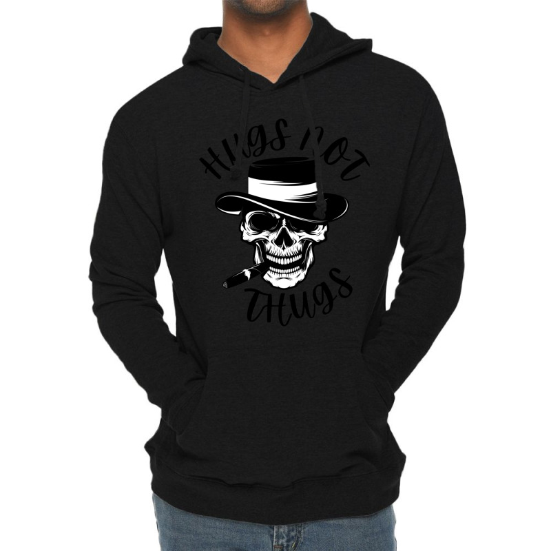 Hugs Not Thugs Because We Love Dogs Lightweight Hoodie | Artistshot